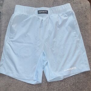 Alphalete Pale Blue Performance Shorts